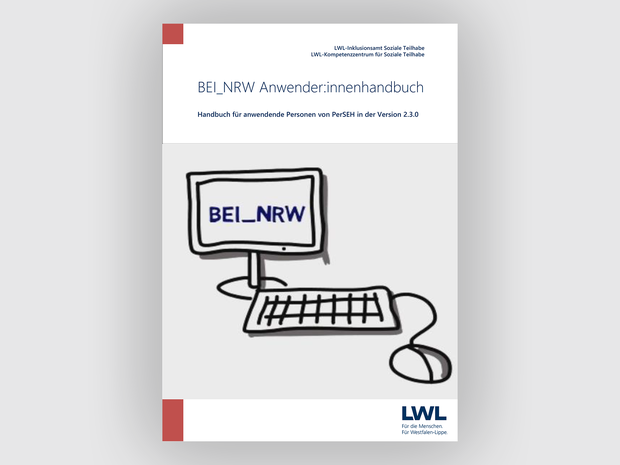 Titelseite mit Schrift: BEI_NRW Anwender:innenhandbuch