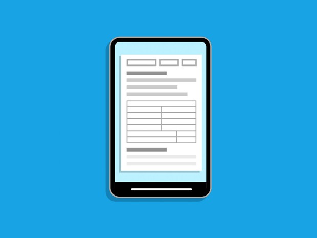 Grafik eines Online-Formulars