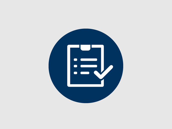 Piktogramm Checkliste (vergrößerte Bildansicht wird geöffnet)